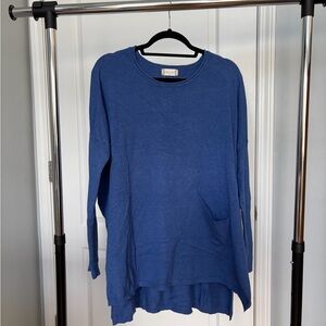 Blue Long Sleeve Sweater